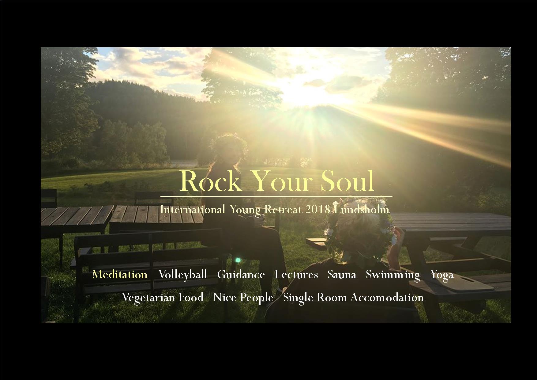 Learn to meditate at the Young International Retreat